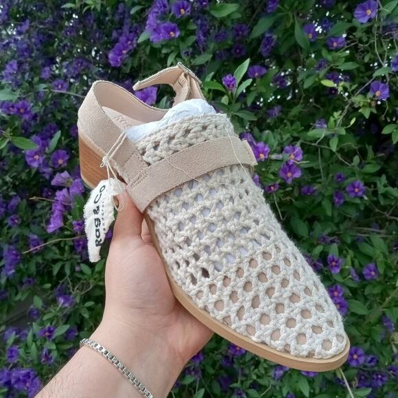 [H148] RAG & CO [ROSALIE] Off White Block Heeled Sandal, Size 9 - Picture 8 of 15